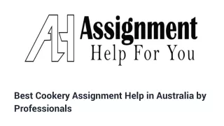 best cookery assignment help in australia by professionals