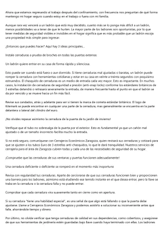 ¿Cuáles son los consejos de cerrajería para mejorar la seguridad de su vivienda?