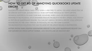 how to get rid of annoying quickbooks update error