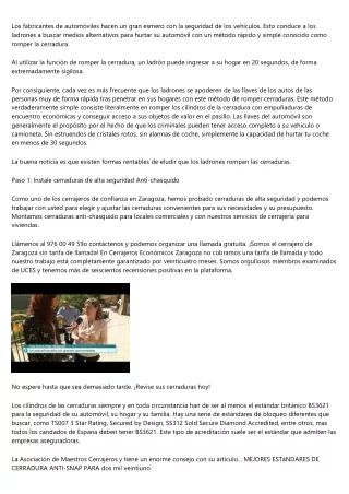 Mejores trucos y consejos de Cerrajeros Económicos Zaragoza para particulares