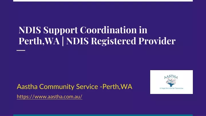 ndis support coordination in perth wa ndis registered provider