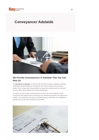 conveyancer adelaide