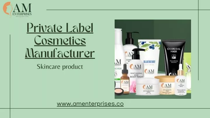 private label cosmetics manufacturer skincare