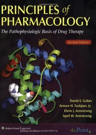 READ Principles of Pharmacology The Pathophysiologic Basis of Drug Therapy 2e