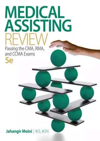 DOWNLOAD Medical Assisting Review Passing The CMA RMA and CCMA Exams