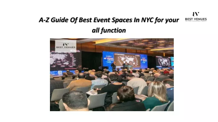 a z guide of best event spaces in nyc for your