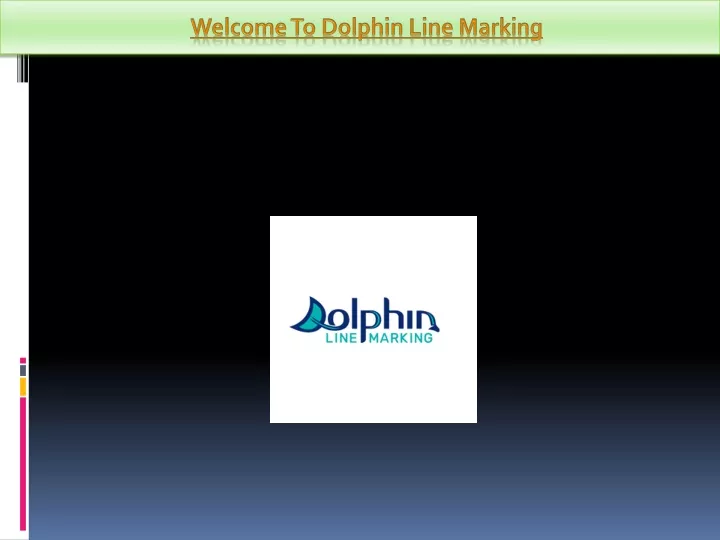 welcome to dolphin line marking