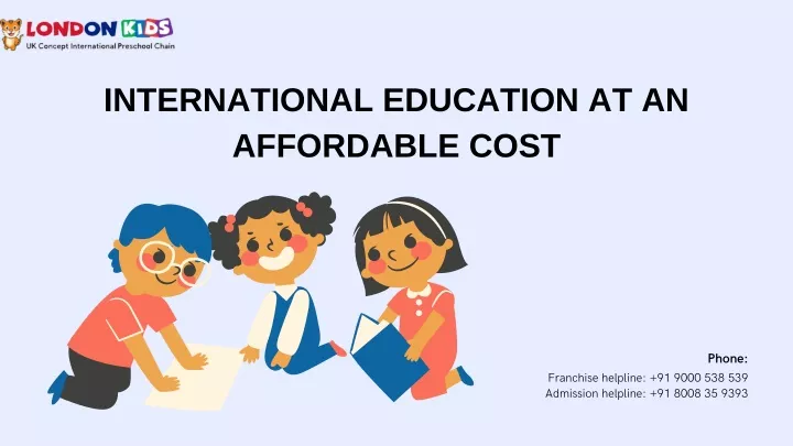 international education at an affordable cost