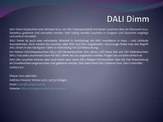 dali dimm
