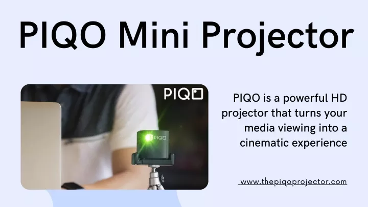 piqo mini projector