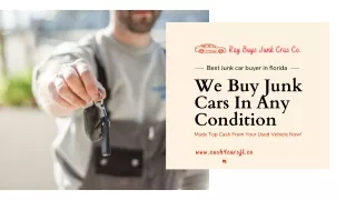 We Buy Junk Cars In Any Condition In Florida - Cash For Cars FL