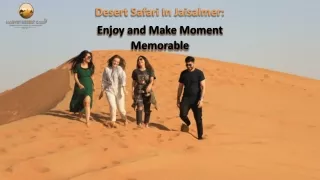 Desert Safari In Jaisalmer