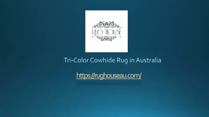 tri color cowhide rug in australia