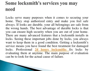 Affordable  24 hours locksmiths