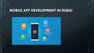 Mobile App Development in Dubai