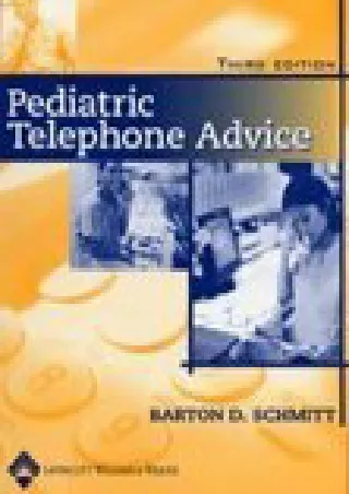 DOWNLOAD Pediatric Telephone Advice