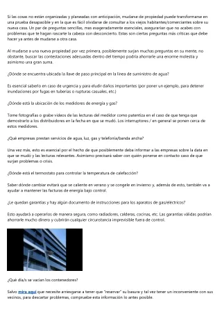 Consejos para realizar una mudanza conveniente