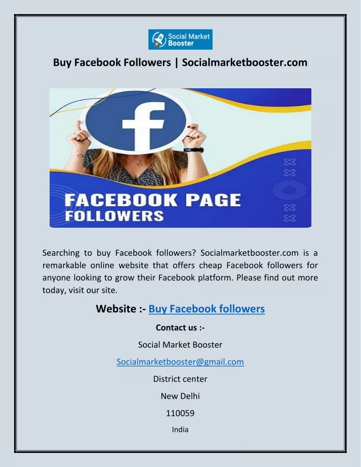 buy facebook followers socialmarketbooster com