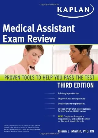 EBOOK Kaplan Medical Assistant Exam Review