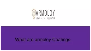 what are armoloy coatings