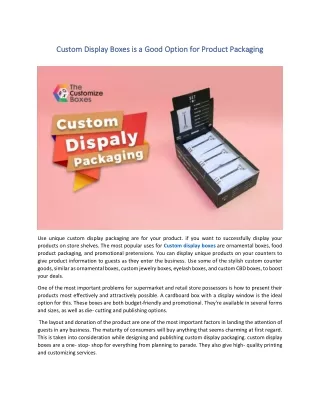 custom dis custom display boxes is play boxes