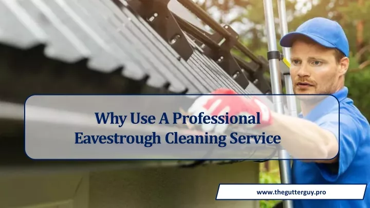 why use a professional eavestrough cleaning