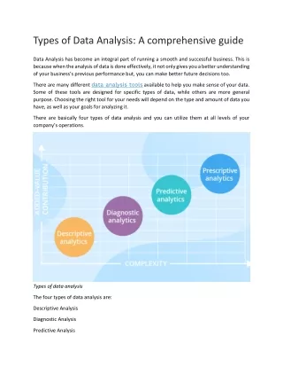 Types of Data Analysis