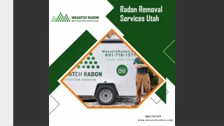 Radon Mitigation Calt Lake City Utah