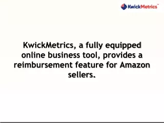 kwickmetrics a fully equipped online business