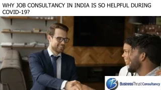 Why Job Consultancy in India Is So Helpful During COVID-19