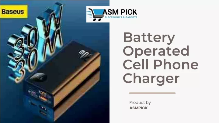 battery operated cell phone charger