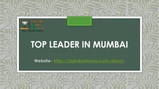 top leader in mumbai