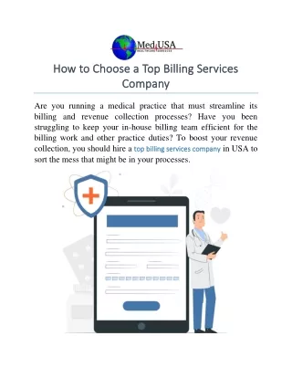 How to Choose a Top Billing Services Company