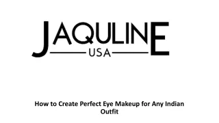 How to Create Perfect Eye Makeup for Any Indian Outfit