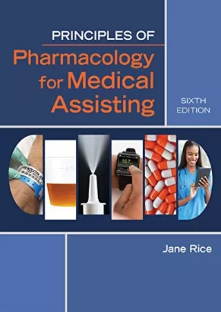 DOWNLOAD Principles of Pharmacology for Medical Assisting