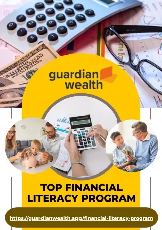 Top Financial Literacy Program | Manage Your Personal Finances - GuardianWealth