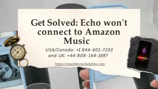 Get Solved  Echo won't connect to Amazon Music