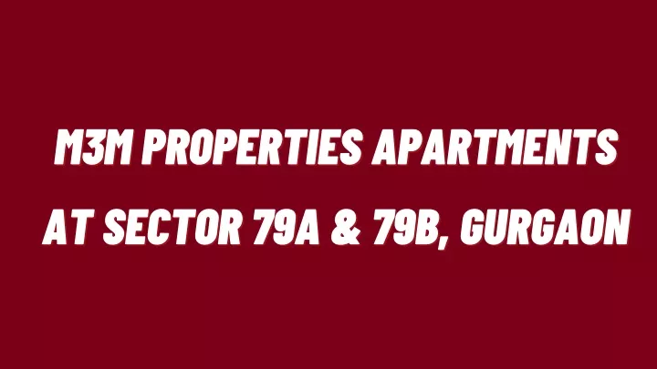 m3m properties apartments m3m properties