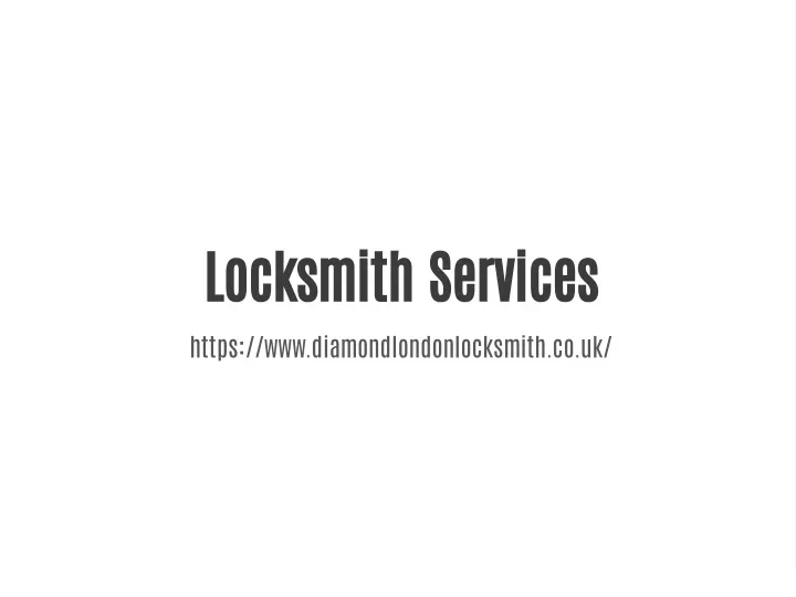 locksmith services https