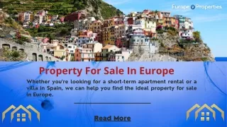 Property For Sale In Europe