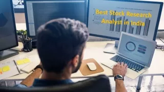 Best Stock Research Analyst in India