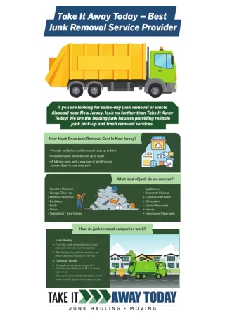 Best Junk Removal Service Provider near New Jersey