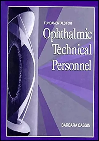 EPUB Fundamentals for Ophthalmic Technical Personnel 1e