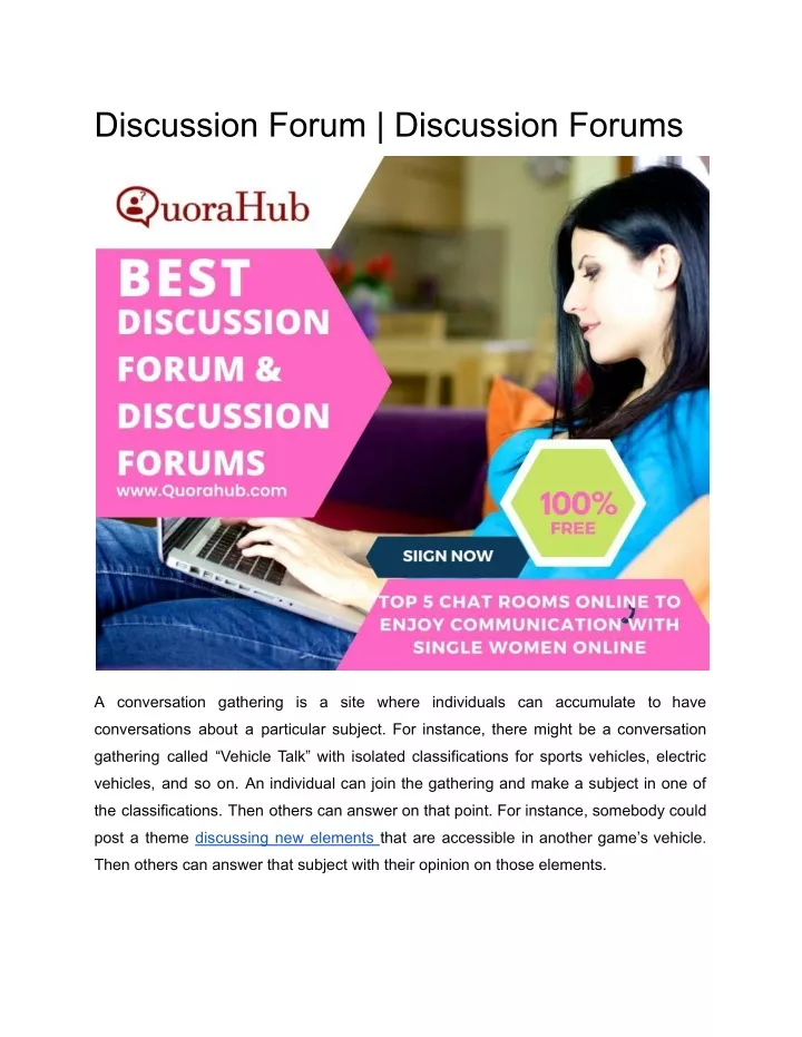 discussion forum discussion forums