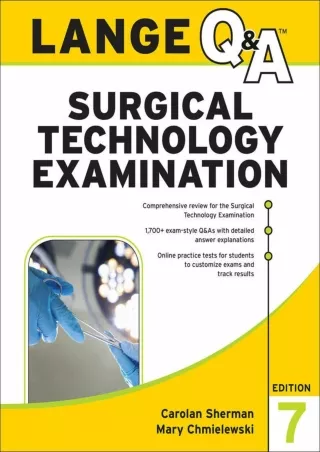 EBOOK LANGE Q A Surgical Technology Examination Seventh Edition