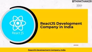 reactjs development company in india