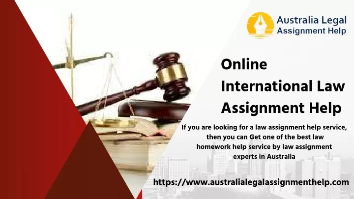 online international law assignment help