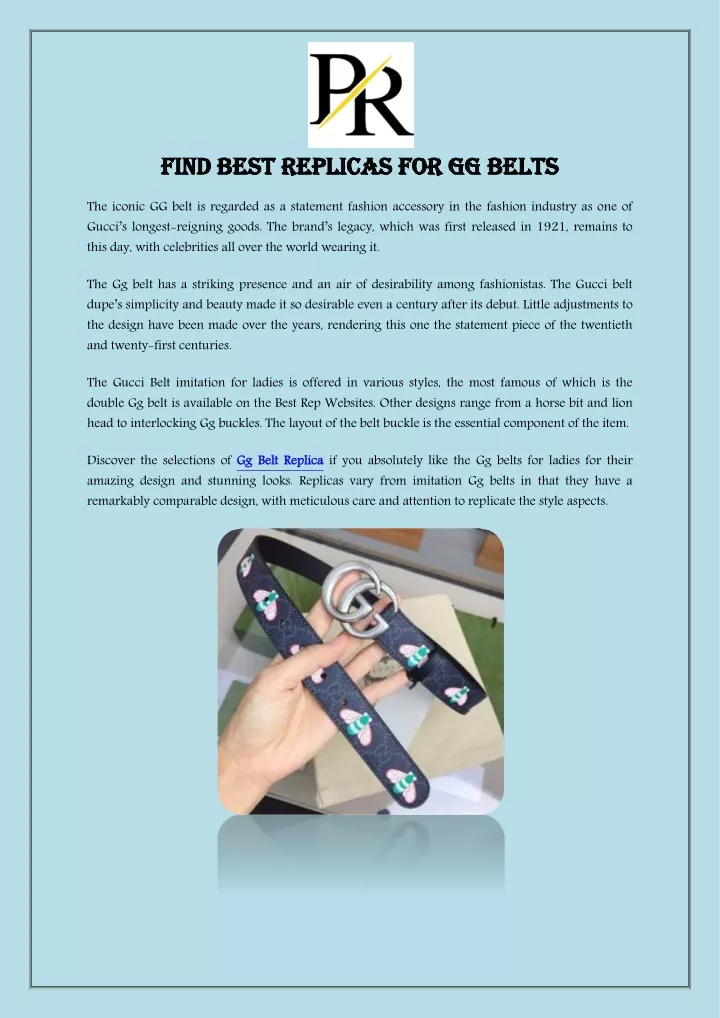 find best replicas for gg belts find best