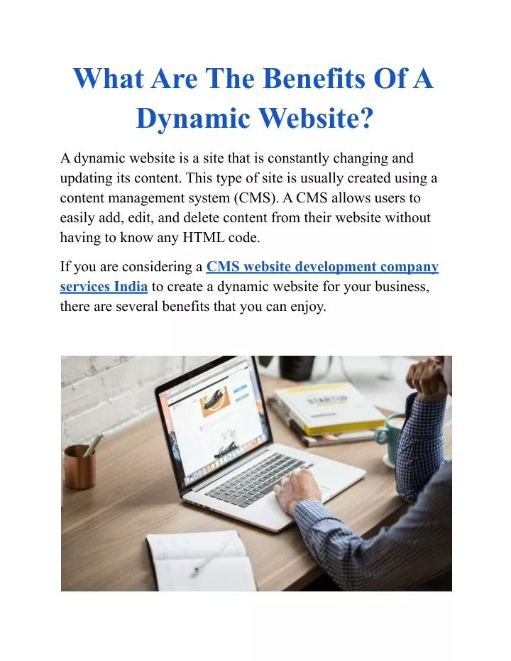 what are the benefits of a dynamic website