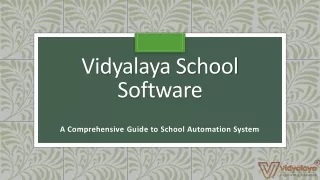 vidyalaya school software